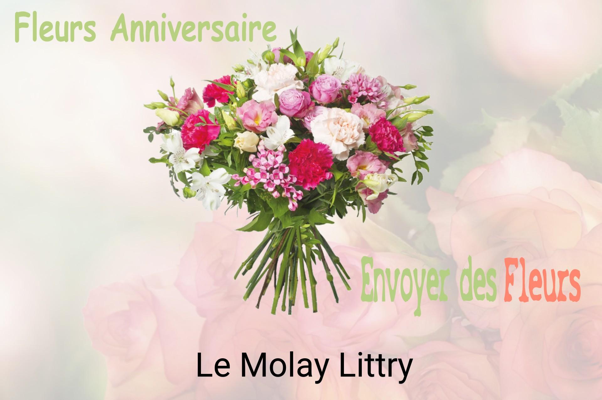Bouquet de fleurs d’anniversaire livré à Le Molay-Littry